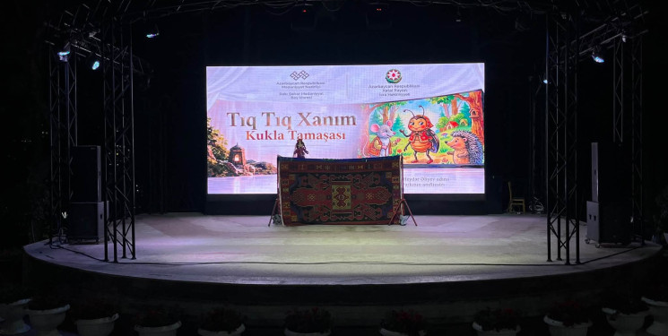 Xətai rayonunda “Tıq-Tıq xanım”  kukla tamaşası nümayiş olunub