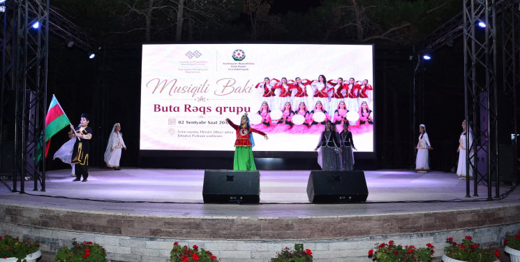 Xətai rayonunda "Buta" rəqs qrupunun konserti keçirilib
