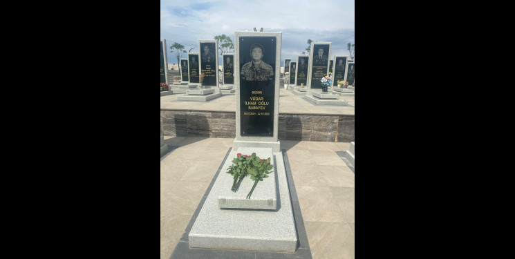 Vətən Müharibəsi şəhidi Babayev Vüqar İlham oğlunun  doğum günündə məzarı ziyarət edilib