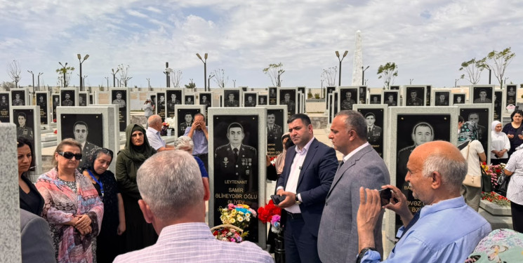 10.08.2026-ci il tarixdə Vətən Müharibəsi şəhidi Əliyev Samir Əliheydər oğlunun məzarı ziyarət edilib.