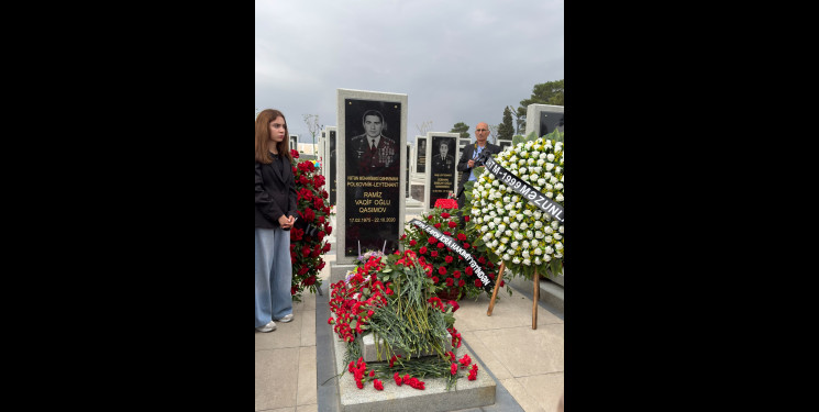 Vətən Müharibəsi Qəhrəmanı Qasımov Ramiz Vaqif oğlunun məzarı ziyarət edilib