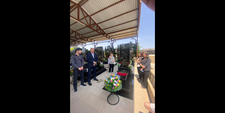 Vətən Müharibəsi şəhidi Yaqubov Fəxrəddin Yaqub oğlunun  doğum günündə məzarı ziyarət edilib